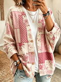 Women'S Leisure Breast Cancer Knitting Cardigan