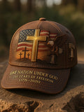 US 250th Anniversary Faith Art Print Hat