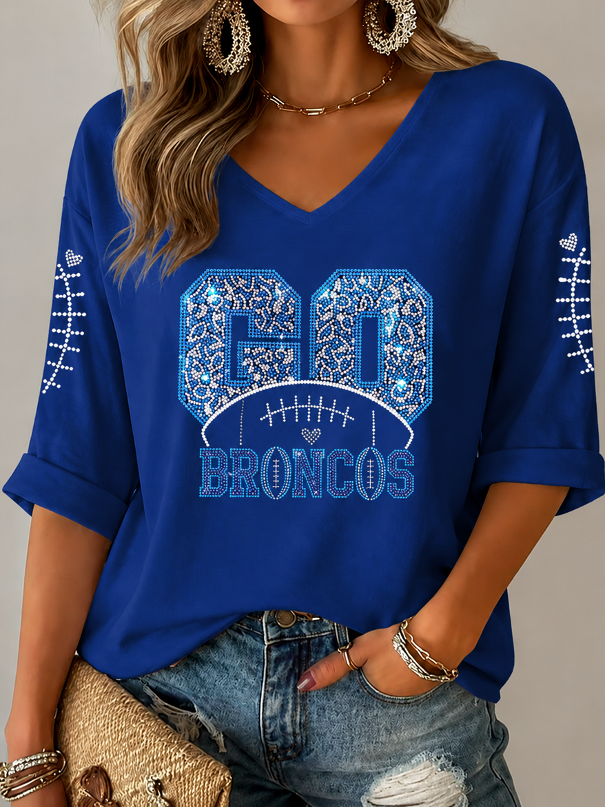 Women'S  Football Lover Casual T-Shirt