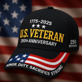 Veteran 250th Anniversary Art Print Hat