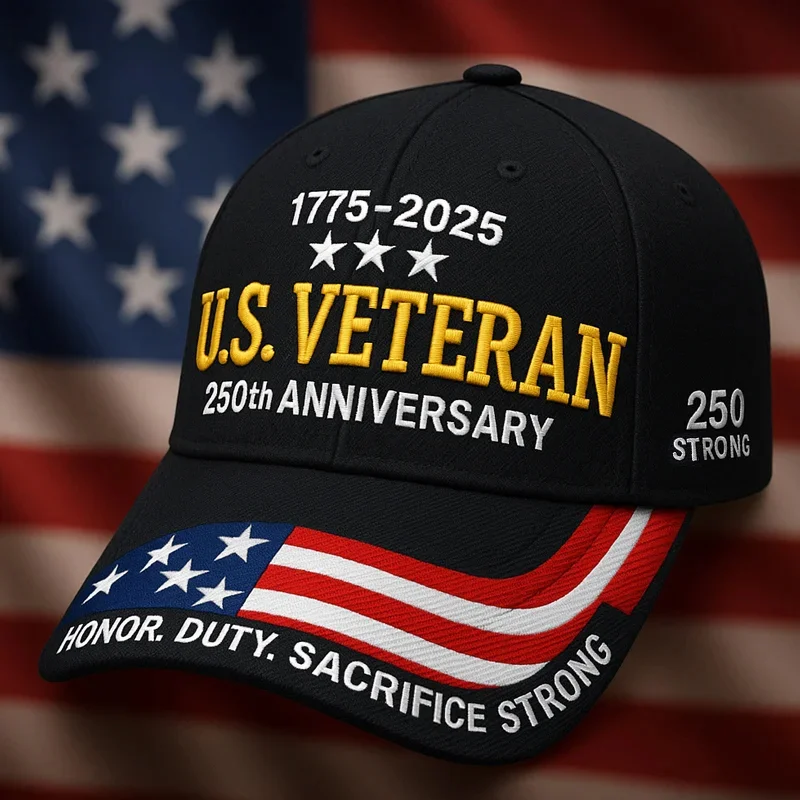 Veteran 250th Anniversary Art Print Hat