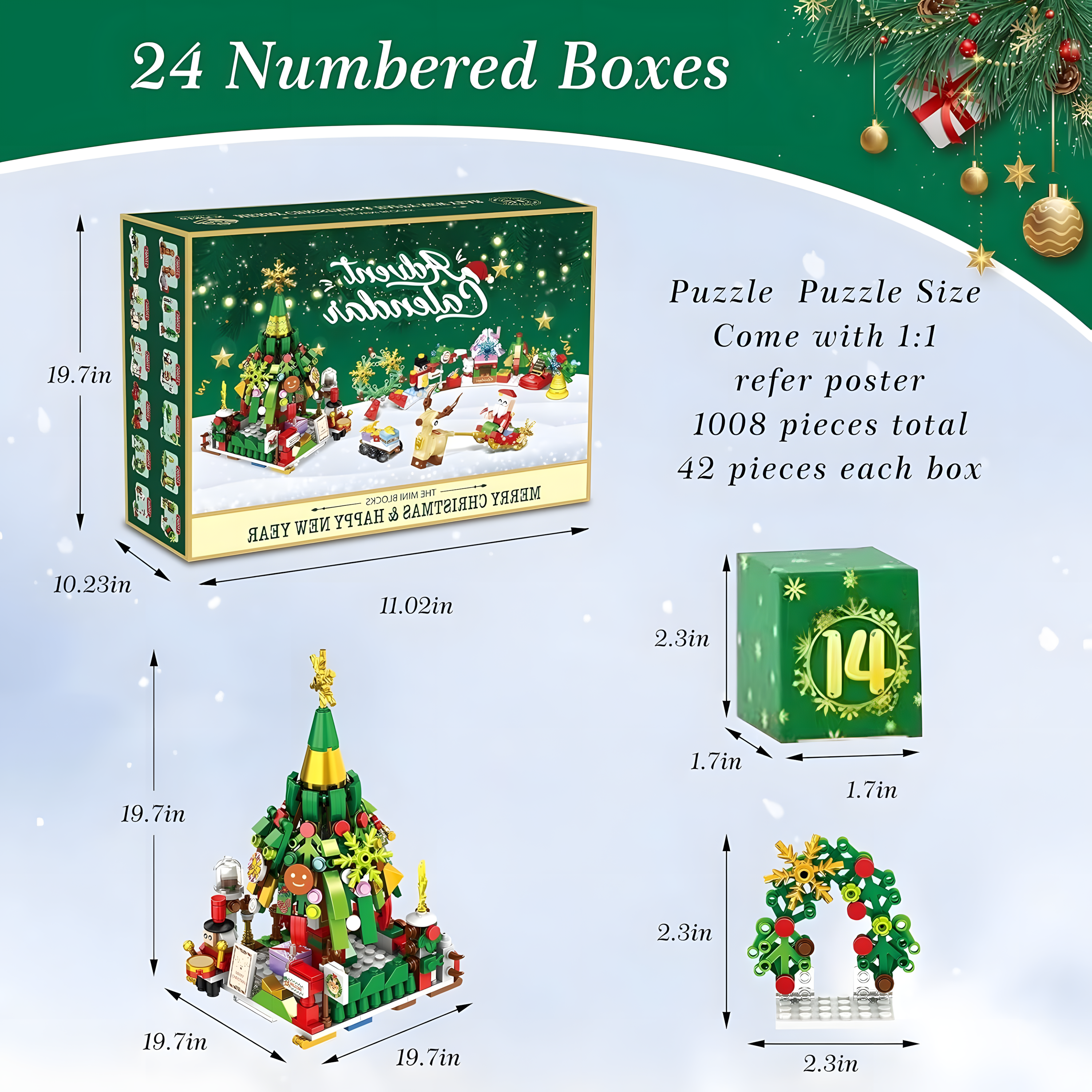 brikzen™ Christmas Advent Calendar🎄