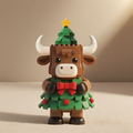 Highland Cow Christmas Brick Set🎄– 2025 Christmas Edition