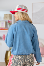 Erica Denim Zip Up Jacket FINAL SALE