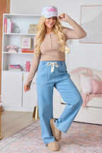 Bridgette Loose Fit Drawstring Jeans FINAL SALE