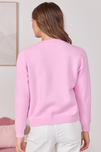 Lover Pink Crewneck Sweater FINAL SALE